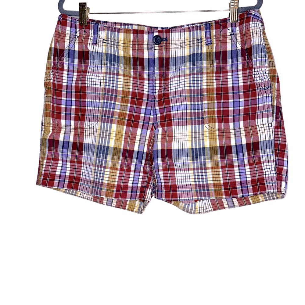 Eddie Bauer Plaid Mercer Fit Shorts